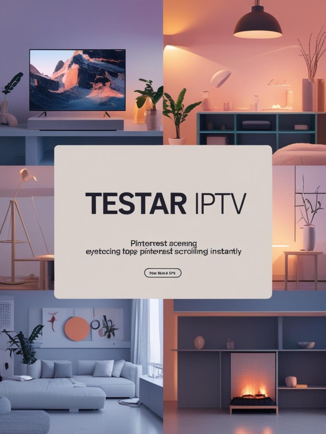 Person som installerar IPTV på en TV-skärm.