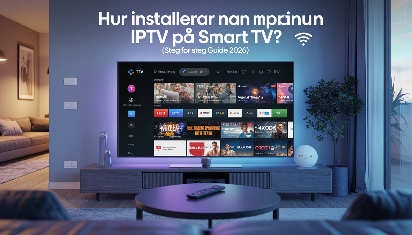 IPTV på Smart TV – Streama Nordiska Kanaler i HD & 4K